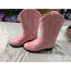 Durango Pink Cowgirl Boots - Toddler Girls Size 10 - Western Chic!